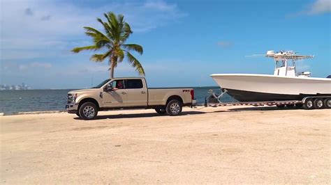 Ford Tow Guide - Towing A Trailer Boat - YouTube