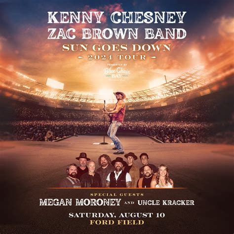 Kenny Chesney 2024 Tour Poster - Madge Rosella