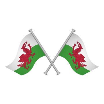 Wales Flag, Wales, Flag, Wales Flag Shinning PNG and Vector with ...