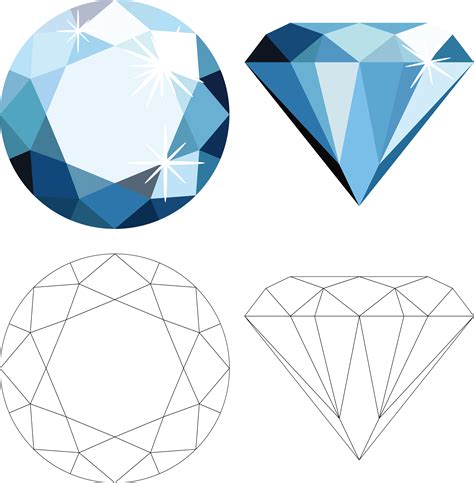 Vector Diamond Photography Sparkling Stock.Xchng Illustration Diamonds | Кристаллы, Рисование ...