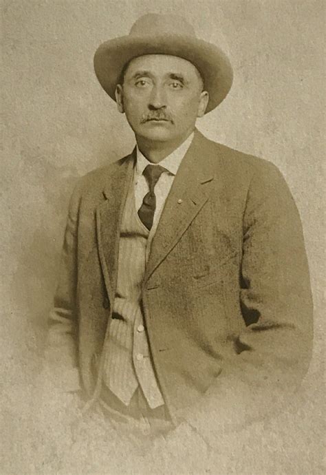 Virgil Earp on a cabinet card circa 1900. Original image from the ...