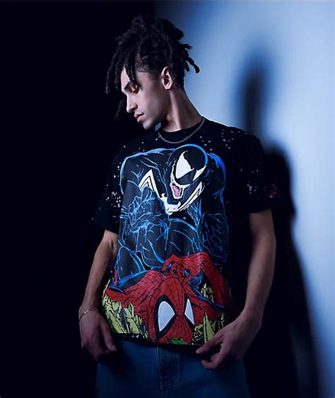 HUF x Spider-Man Venom Is Back Black T-Shirt