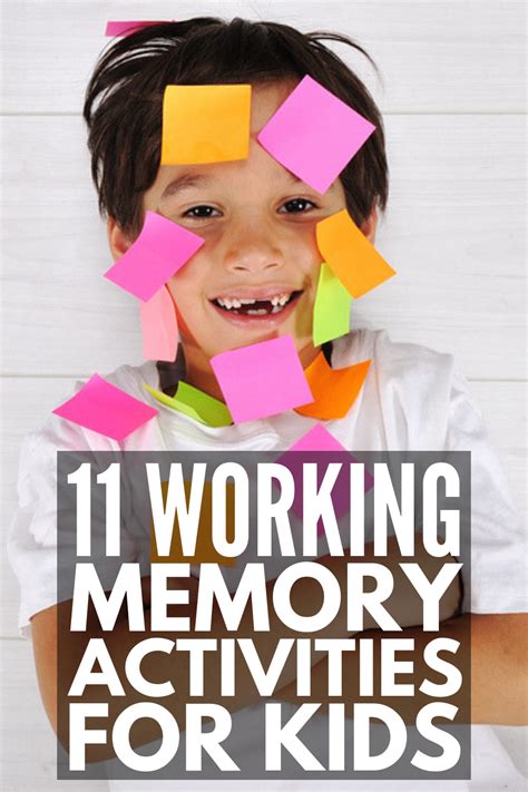 Don't forget! 18 working memory games and strategies for kids | Working memory, Memory ...