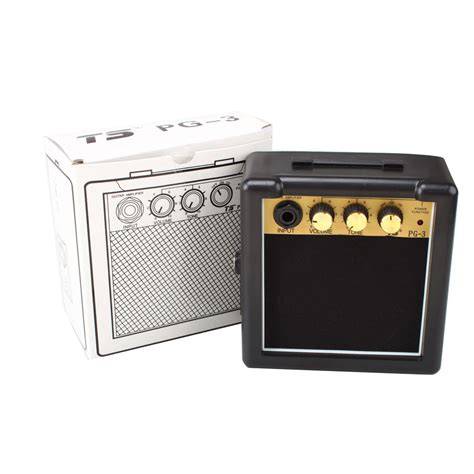 Portable Mini Electric Guitar Amplifier Speaker Speakers Amp 3W Black + Gold 693013033013 | eBay