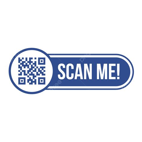Qr Code Scan Me Label Tag Icon For Mobile App Transparent Background ...