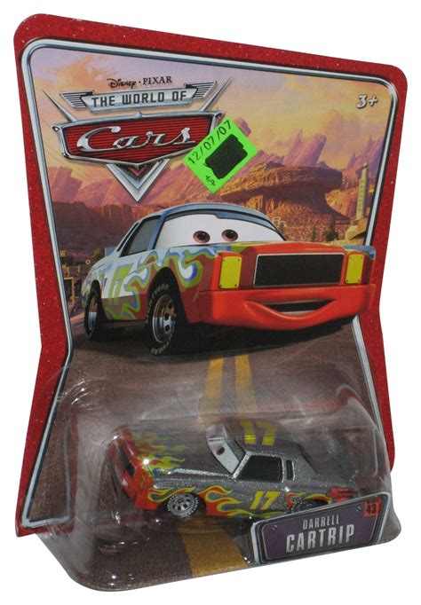 Disney Pixar World of Cars Movie Darrell Cartrip Toy Car No. 17 - - Walmart.com