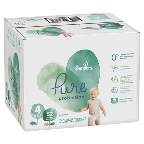 Pampers Pure Protection Diapers 52 pk - Shop Diapers at H-E-B