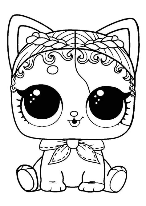 Purrfect Spike Lol Pets Coloring Page - Free Printable Coloring Pages ...