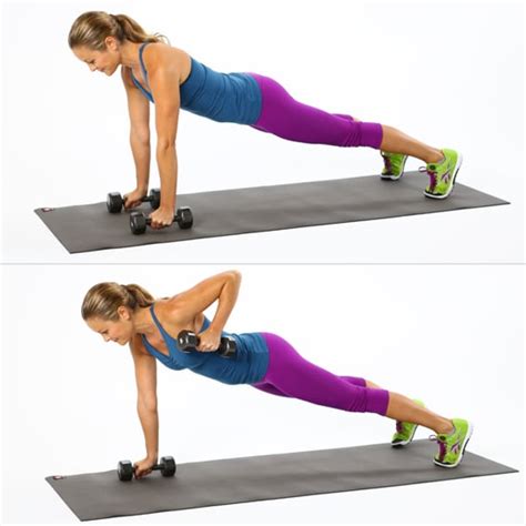 Plank Exercise With Free Weights | POPSUGAR Fitness Australia