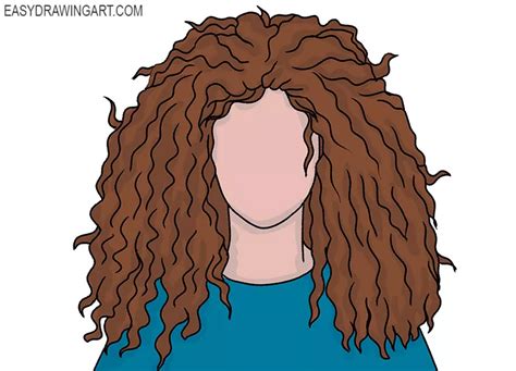 Dos Donts How To Draw Curly Hair Step By Step Drawing - vrogue.co
