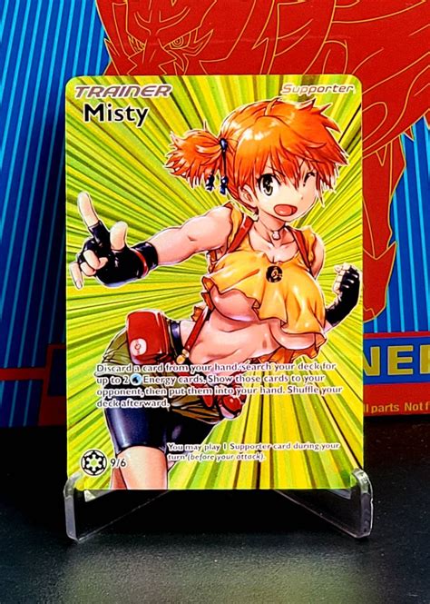 Custom Fan Made Orica Pokemon Card Misty Full Art | Etsy