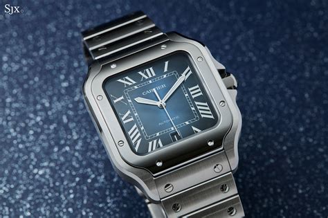 Up Close with the Cartier Santos Gradient Blue | SJX Watches