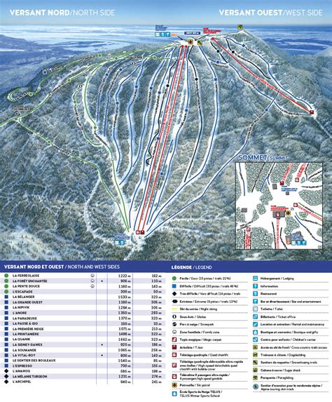 Mont Sainte Anne Trail Maps | Ski Map | Ski.com