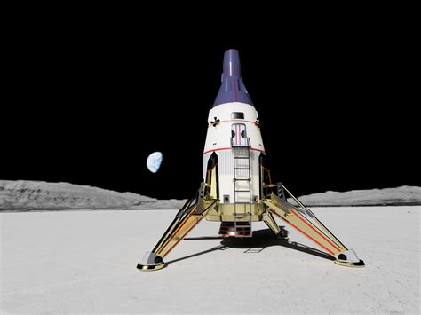 Gemini Lunar Lander by Jamie Claye | Download free STL model ...