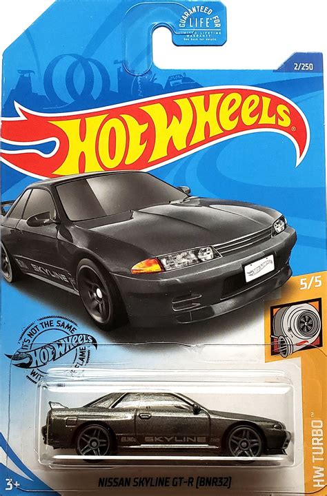 BigD Toys | 2020 Hot Wheels Nissan Skyline GT-R BNR32 Grey GHD03 JDM