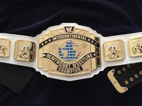 WWE Intercontinental Heavyweight Wrestling Champion Leather Replica Belt Adults #Adults, #Belt ...