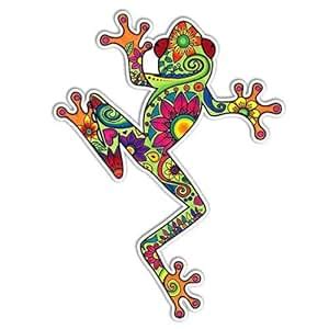 Amazon.com: Tree Frog Sticker Colorful Decal By Megan J Designs ...