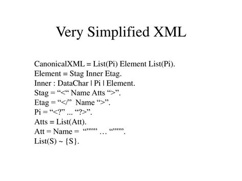 PPT - Why XML (eXtensible Markup Language) PowerPoint Presentation, free download - ID:4082489