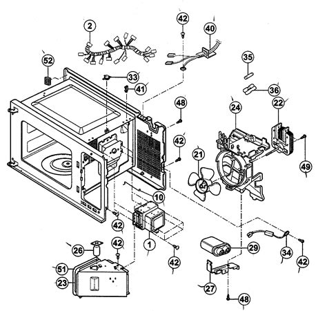 Panasonic Microwave Parts Diagram