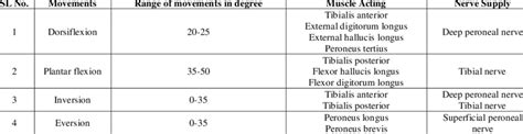 Normal Joint Range Of Motion Chart