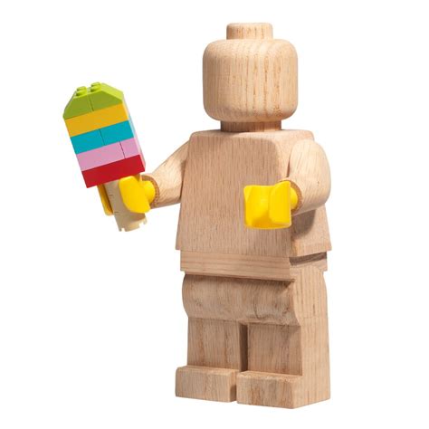 Room Copenhagen Lego Wooden minifigure, oak | Finnish Design Shop