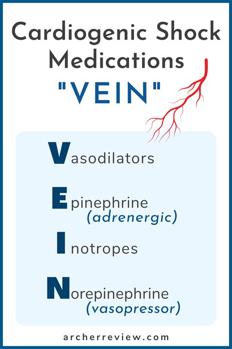 NCLEX Mnemonic: Cardiogenic Shock Medications in 2023 | Nursing school tips, Nclex, Cardiogenic ...