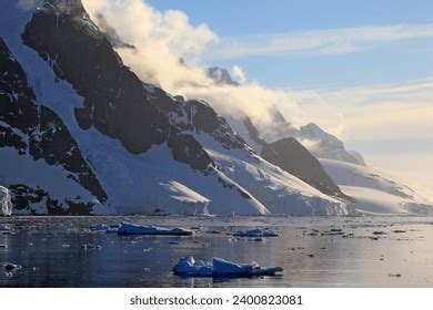 Booth Island Salpetriere Bay Antarctica Icebergs Stock Photo 2400823081 ...