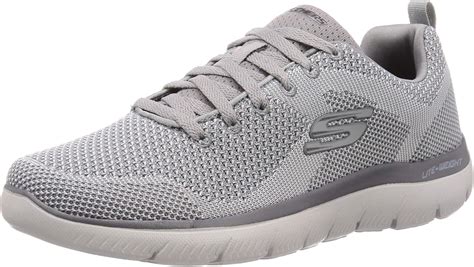 Skechers Summits Men's Brisbane Trainers Grey (Light Grey) 44.5 EU: Amazon.co.uk: Fashion