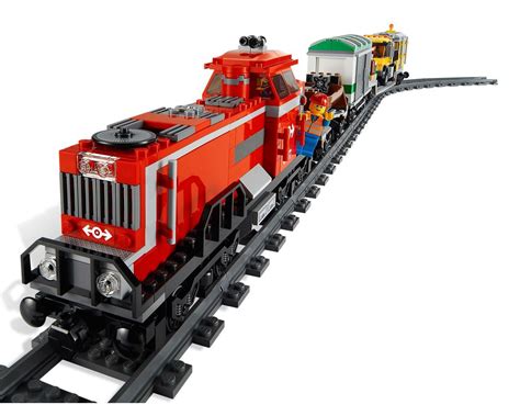 LEGO Set 3677-1 Red Cargo Train (2011 City > Trains) | Rebrickable ...