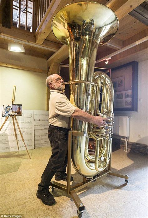 Hitting the big notes: Musician has his hands full playing the world's largest tuba | Brass ...