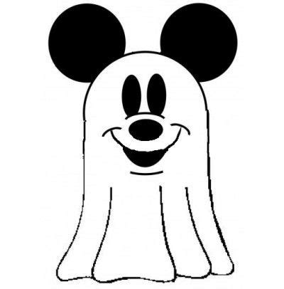 Disney Mickey Mouse Halloween Ghost Coloring Pages ....does not need much coloring ;-) | Disney ...