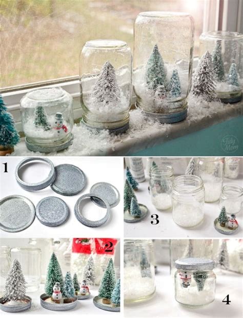 DIY Waterless Snow Globes