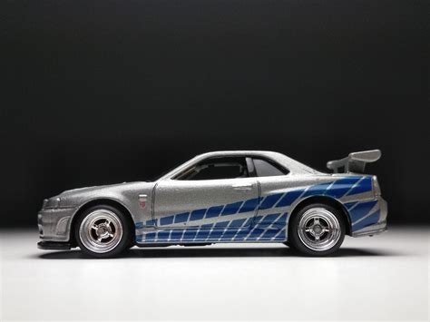 Nissan Skyline R34 Hot Wheels custom Real Rubber Tires - Etsy Canada