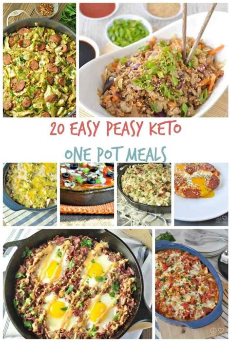 Easy Peasy One Pot Keto Recipes | Peace Love and Low Carb