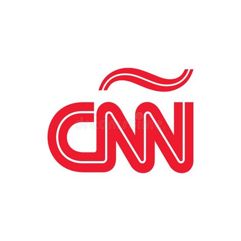 CNN Airport Logo Editorial Illustrative on White Background Editorial ...