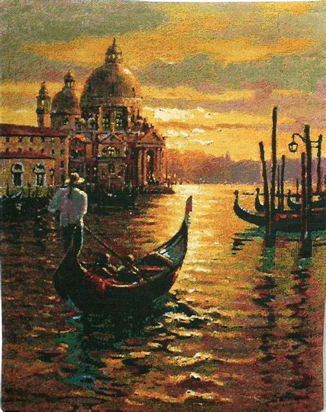 Sunset In Venice Painting at PaintingValley.com | Explore collection of ...