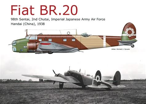 Asisbiz Fiat Br20 Ruth Imperial Japanese Army Air Force 98th Sentai 2 ...