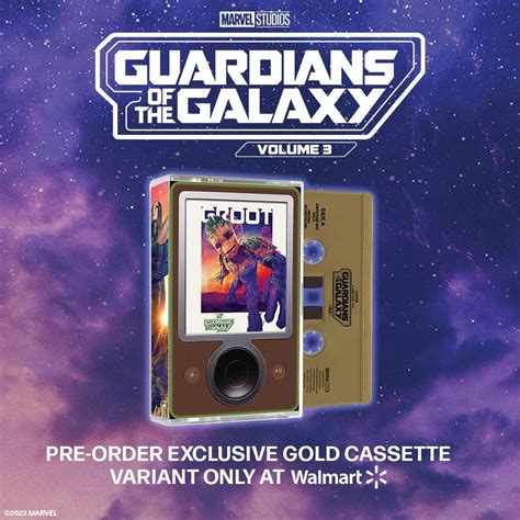 Guardians Of The Galaxy Vol. 3: Awesome Mix Vol. 3 [Groot Cassette Tape ...