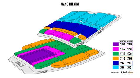 Boston Boch Center Wang Theatre Seating Chart