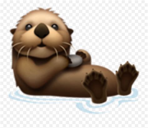 The Most Edited - Otter Emoji,Emotion Otter Impact - Free Emoji PNG ...