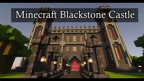 Minecraft Blackstone Castle Tutorial - YouTube