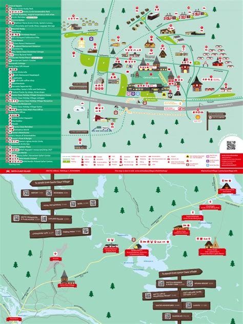 Santa Claus Village Map 2022 | PDF | Santa Claus