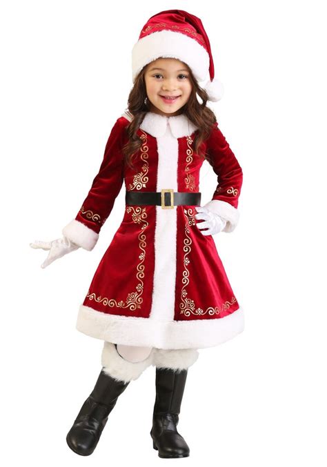 vestido de Papai Noel para criança - Toddler Santa Dress Costume