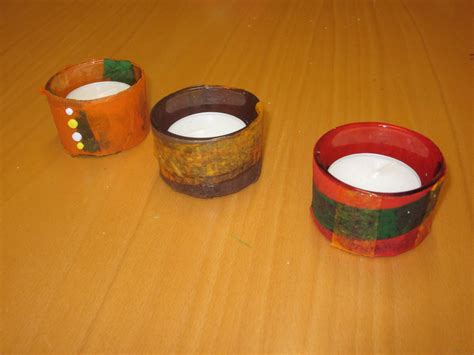 Teen Craft: Decorate a Candle Holder! | Candle holders decor… | Flickr