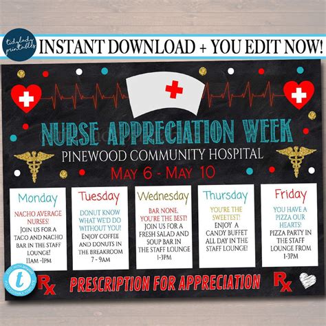 The Best Ideas for Nurse Appreciation Week — TidyLady Printables