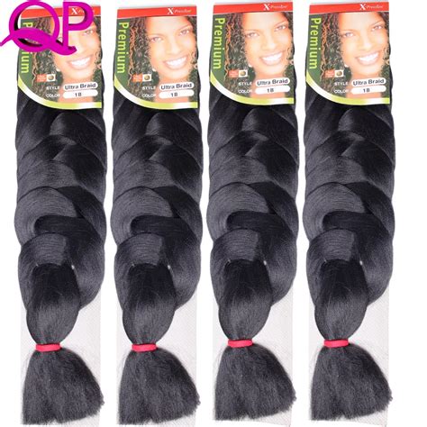 Synthetic Hair Braiding Hair Premium Xpression Ultra African American Braid Hair Extensions1pcs ...