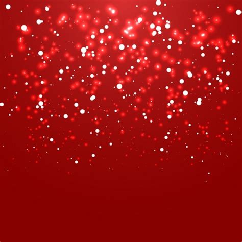 Red Christmas Lights Background