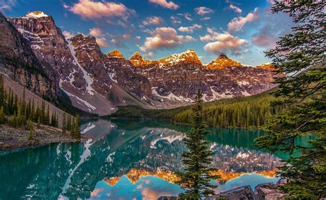 Expose Nature: Valley of the ten peaks in Banff National Park, Alberta, Canada in morning light ...