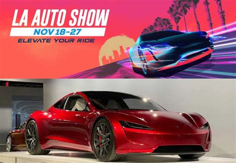 Tesla Roadster Appears to Be Featured on LA Auto Show Flyer