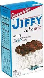 Amazon.com : Jiffy Cake Mix White 9 OZ (Pack of 12) : Grocery & Gourmet ...